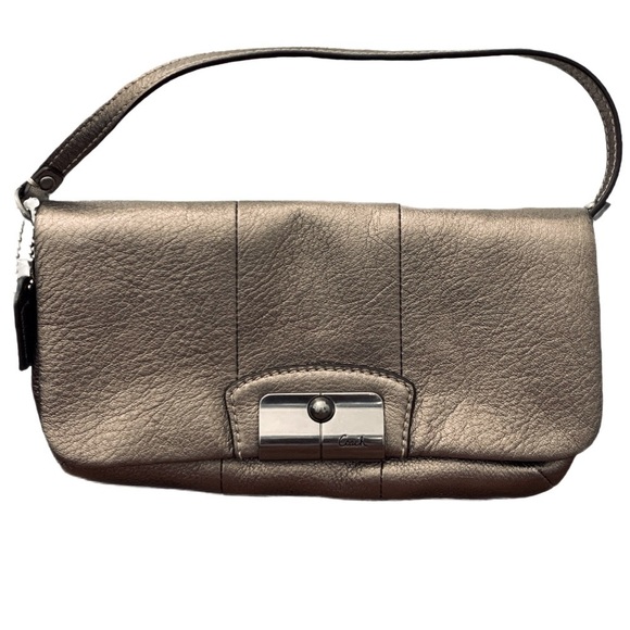 Coach Handbags - Coach NWT Metallic Leather Shoulder Bag